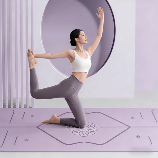 Manufacturer Tpe Yoga Mat Non-Slip Thickened Widened Shock-Absorbing Jump Rope Dance Fitness Mat Home Exercise Mat Dropshipping