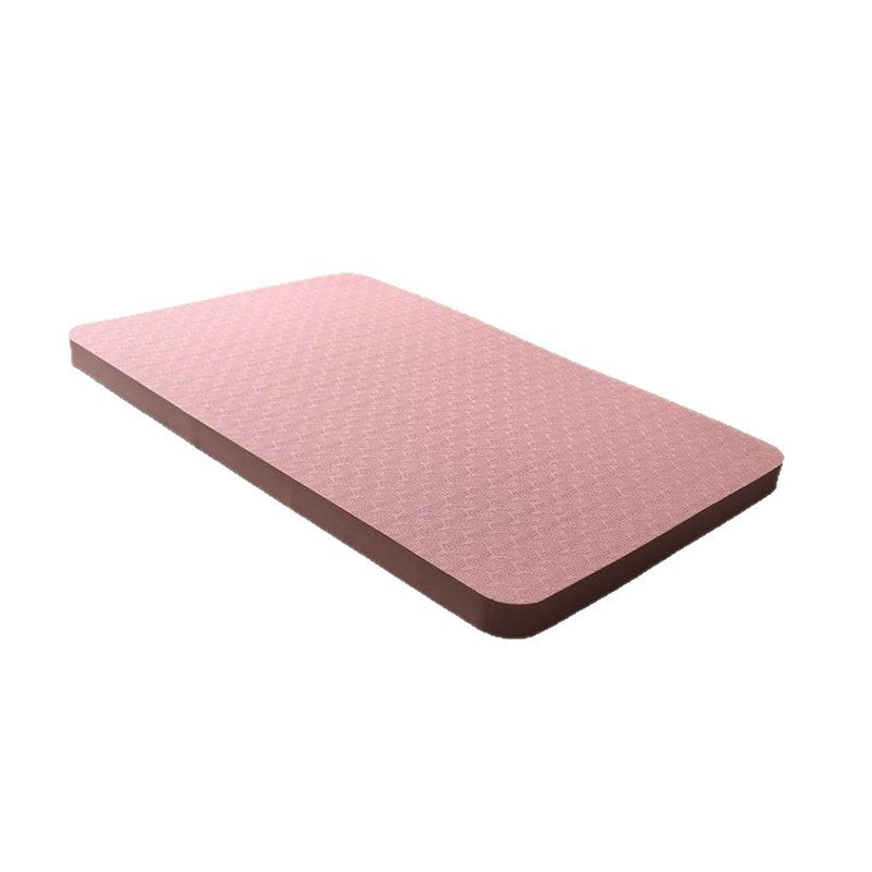 Abdominal Wheel Flat Support Mat Yoga Kneeling Mat Thickened Ankle Pilates Balance Soft Collapse Mat Tpe Material Kneeling Mat