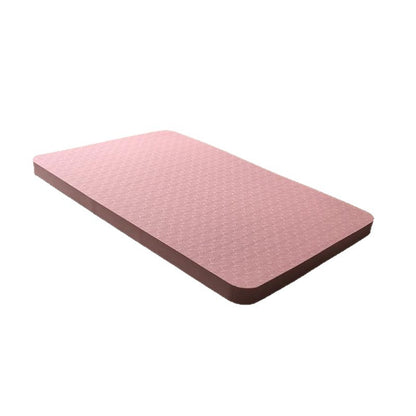 Abdominal Wheel Flat Support Mat Yoga Kneeling Mat Thickened Ankle Pilates Balance Soft Collapse Mat Tpe Material Kneeling Mat